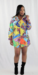 Vivid Shirt Dress