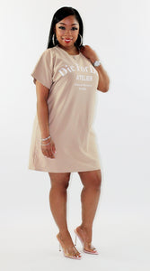 Camel Die D'or T-shirt Dress