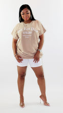 Load image into Gallery viewer, Camel Die D&#39;or T-shirt Dress
