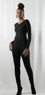 Black Long Sleeve Bodysuit