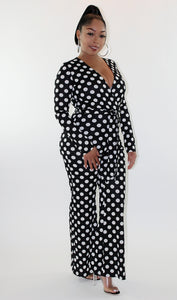Polka Dot Me black Jumpsuit