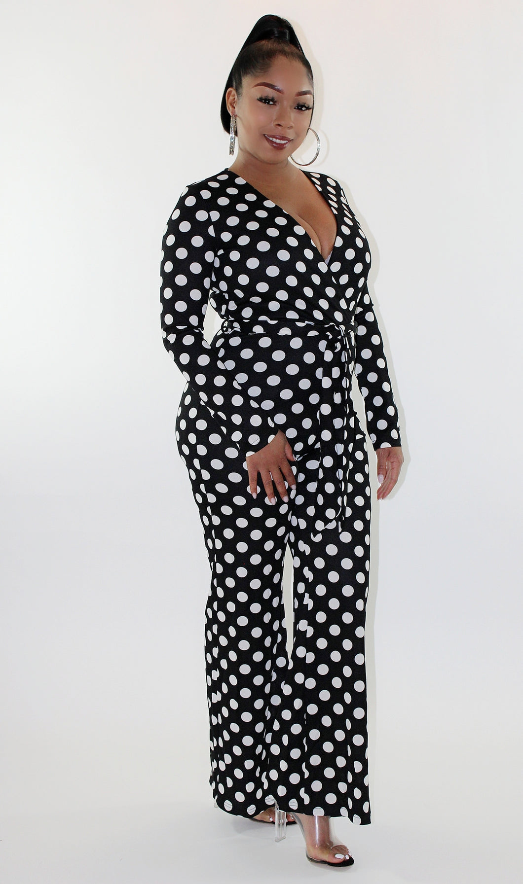 Polka Dot Me black Jumpsuit