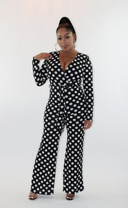 Polka Dot Me black Jumpsuit